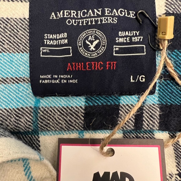 Atari Missile Command One-of-a-Kind MadAndie Custom American Eagle Flannel - L - Picture 5 of 5